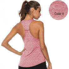 Load image into Gallery viewer, VEQKING Sleeveless Racerback Yoga Vest - Women Sports Singlet - Yoga Tank Top
